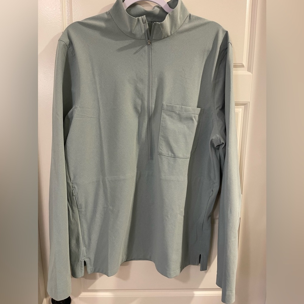Lululemon Half-Zip Pullover, Teal, Men’s, L